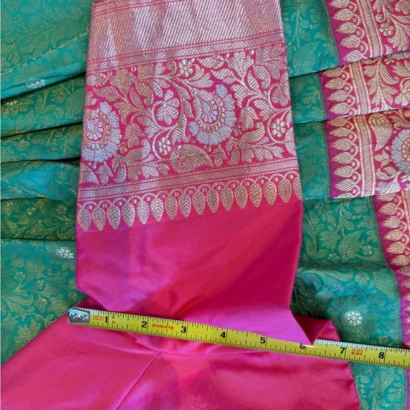Beautiful Banarasi Pure Silk Saree - Brand New w/Tags - Picture 11 of 14